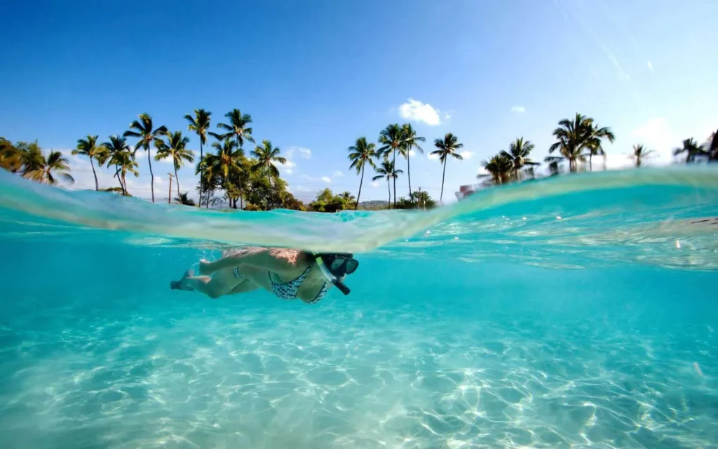 Island beaches & snorkeling reefs