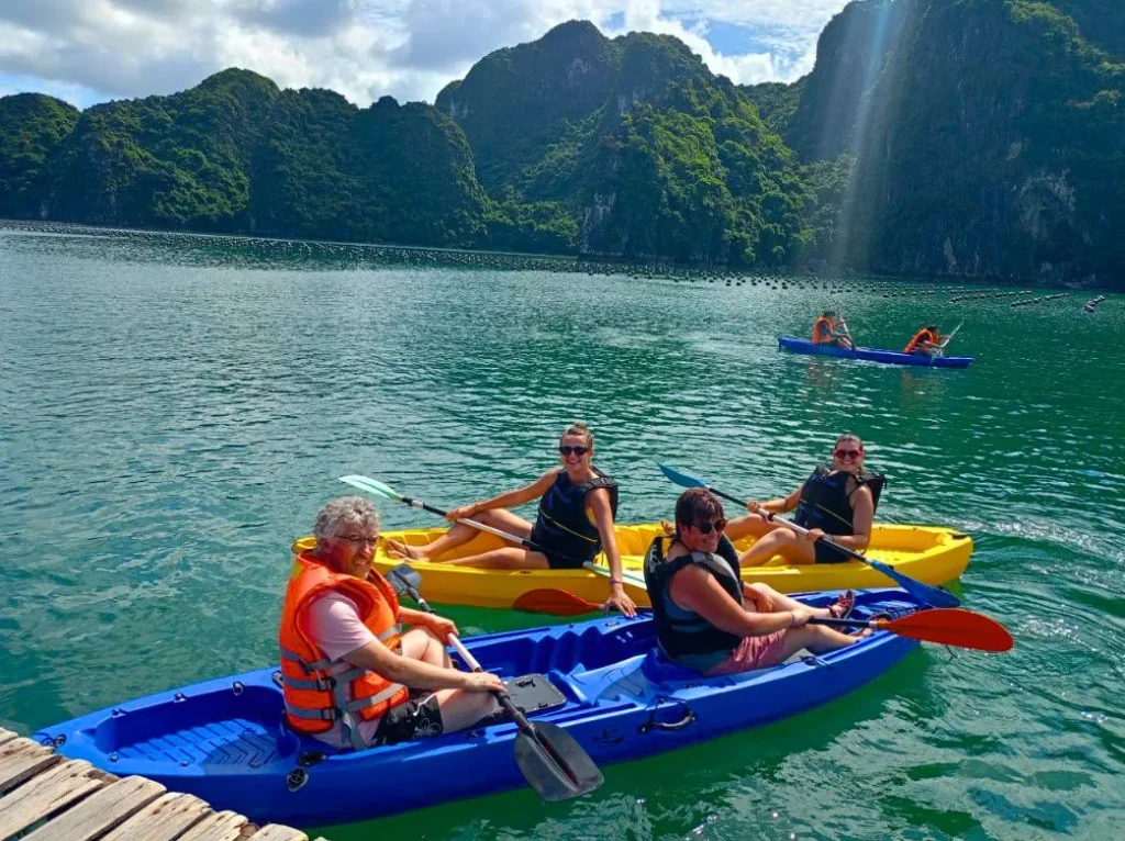 Kayaking bays