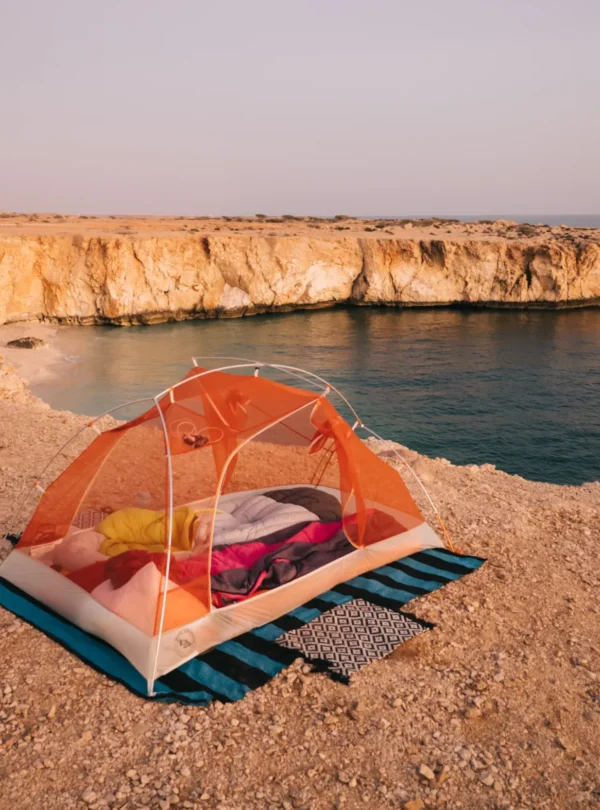 Optional camping beach